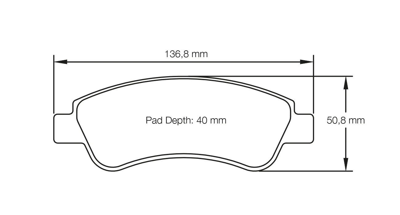 Pagid Street+ Brake Pads 8212