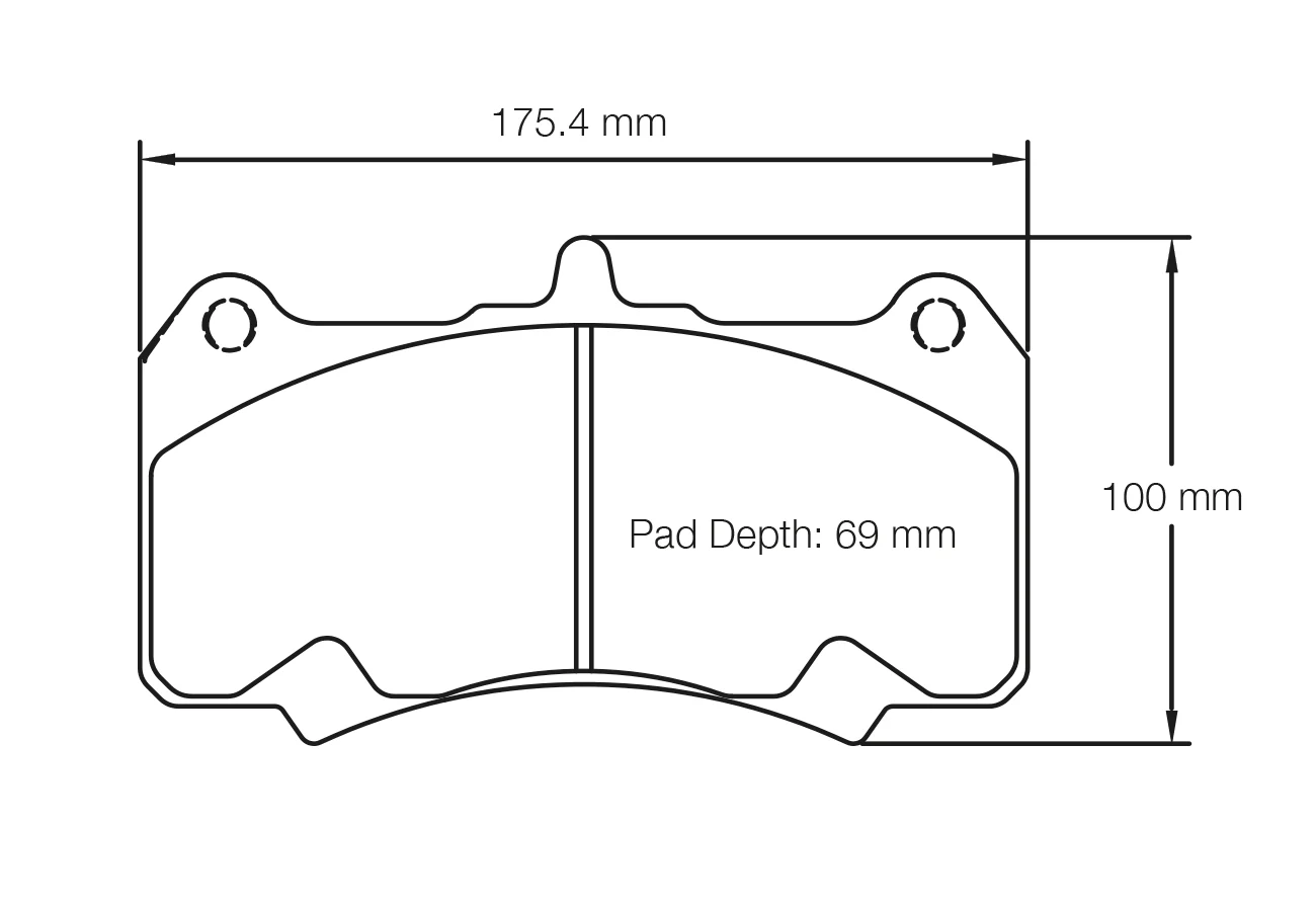 Pagid Street+ Brake Pads 8258