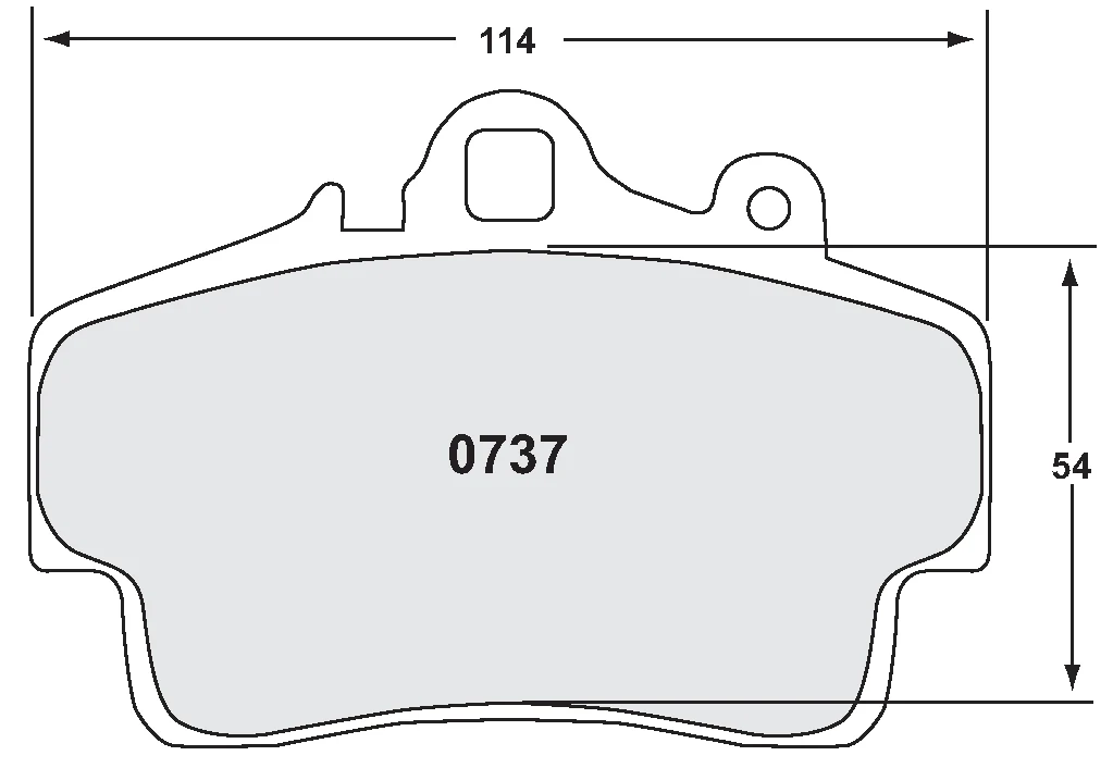 PFC Carbon Metallic Brake Pad 0737.xx.16.44
