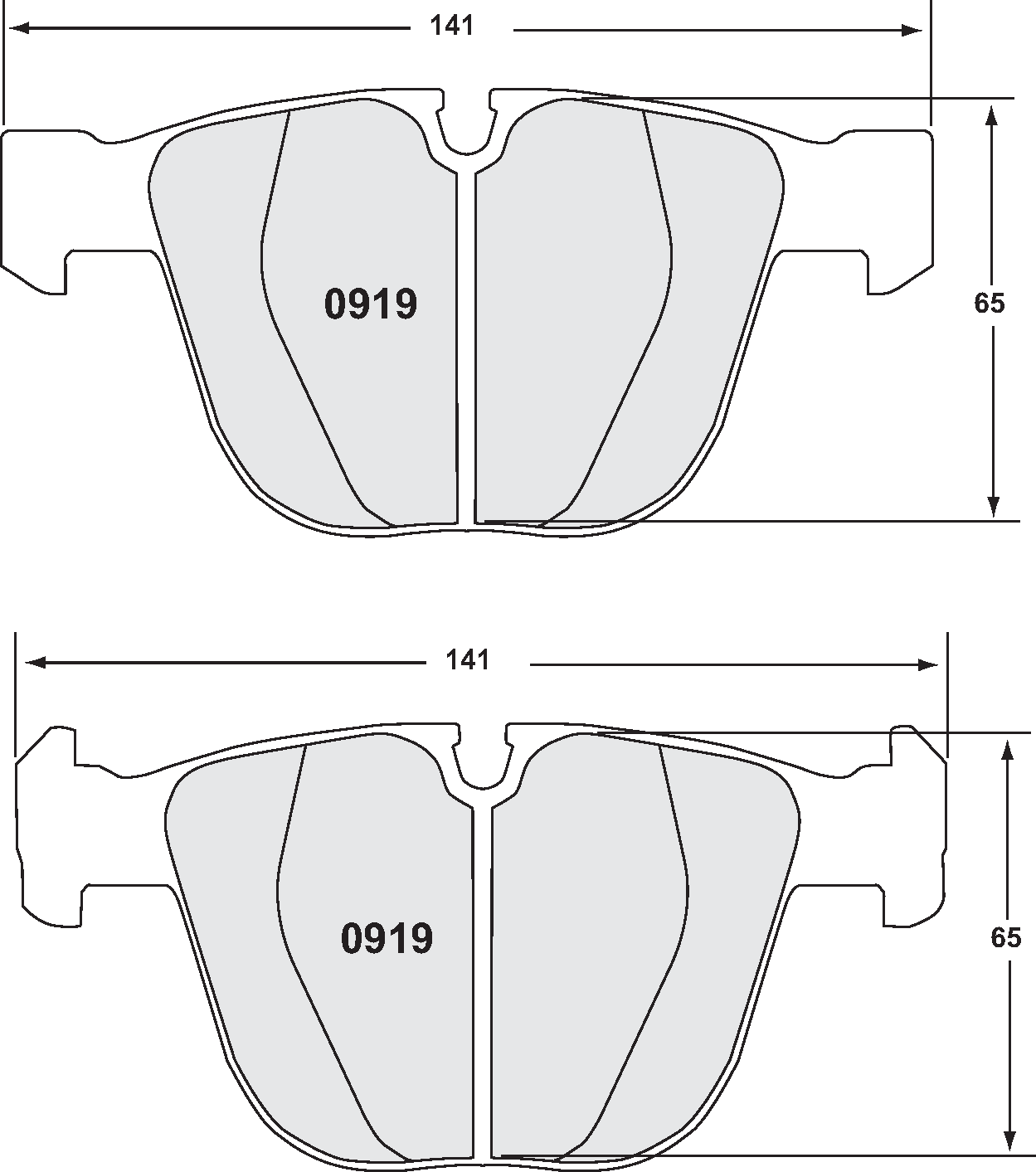 PFC Carbon Metallic Brake Pad 0919.xx.16.44
