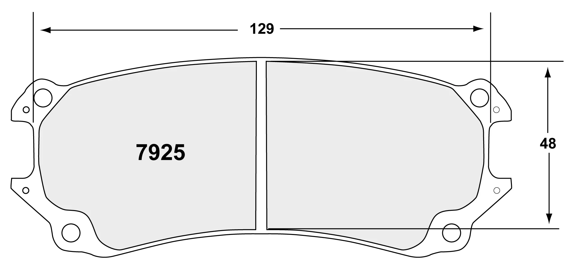 PFC Carbon Metallic Brake Pad 7925.xx.30.44