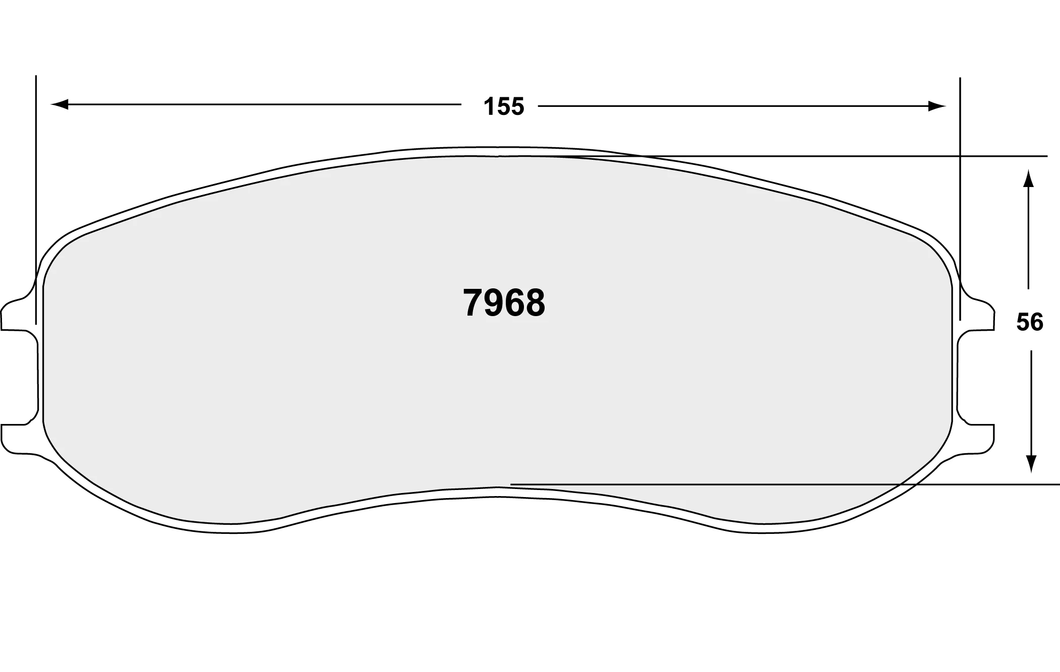 PFC Carbon Metallic Brake Pad 7968.xx.28.44