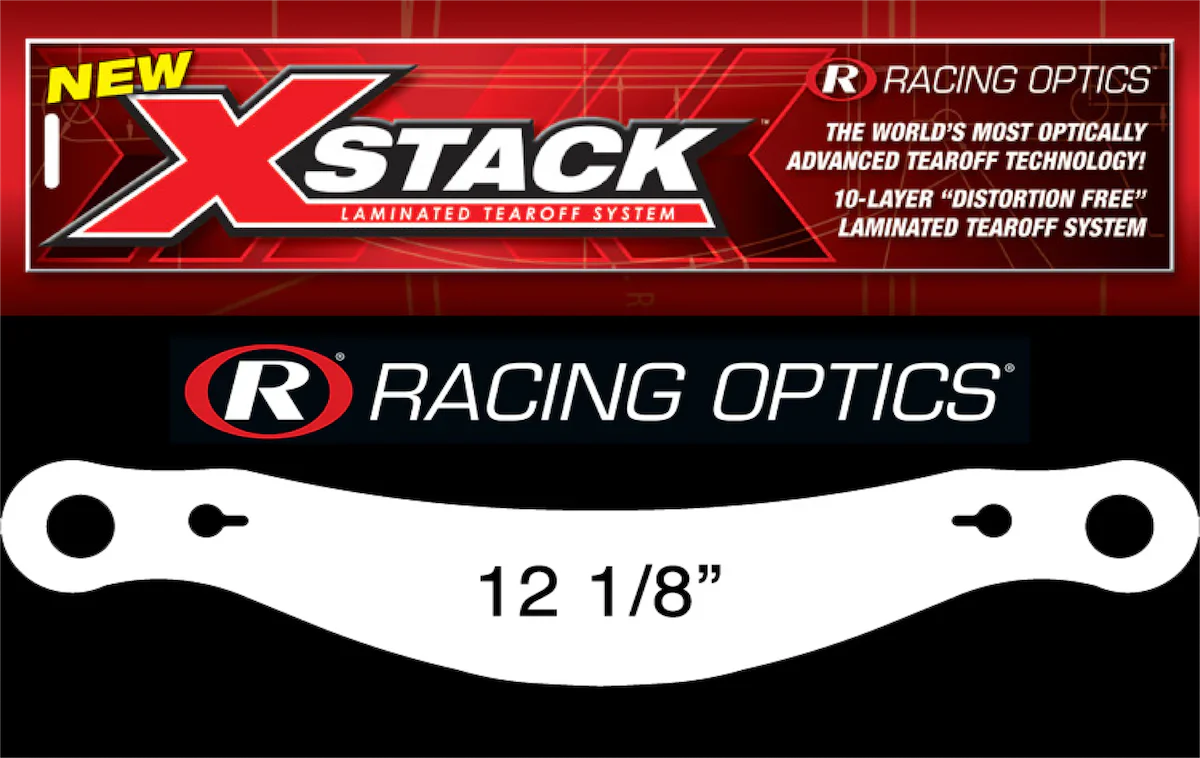 Racing Optics XStack 2 Mil Laminated Tearoffs - Bell 287 Shield