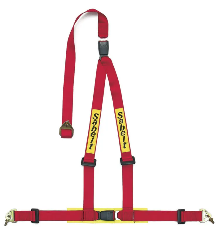 Sabelt Clubman Saloon 3-Point 2″ Bolt-On Shoulder Snap Hook Laps - Image 3