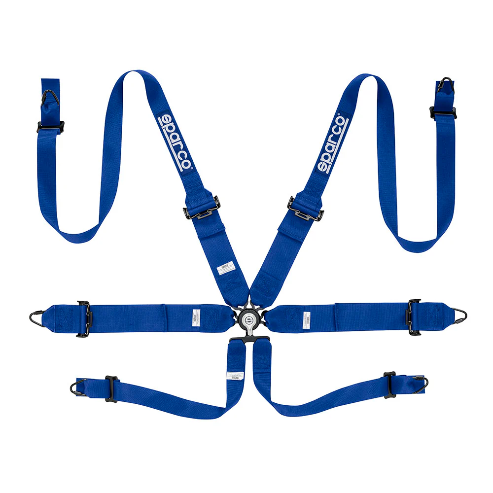 Sparco 6-Point 3" Hans Racing Harness (04818RH1) - Image 3