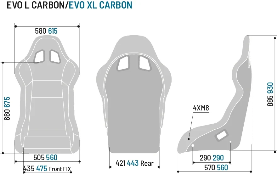 Sparco Evo XL Carbon Seat - Image 5