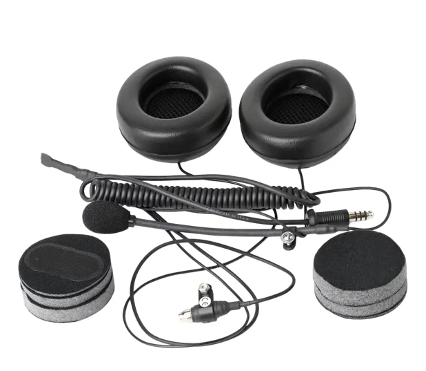 Stilo Non-Integrated Electronics- Imsa 4C, Gentex Boom Mic, Earcup Speakers + 3.5MM jack for earbuds