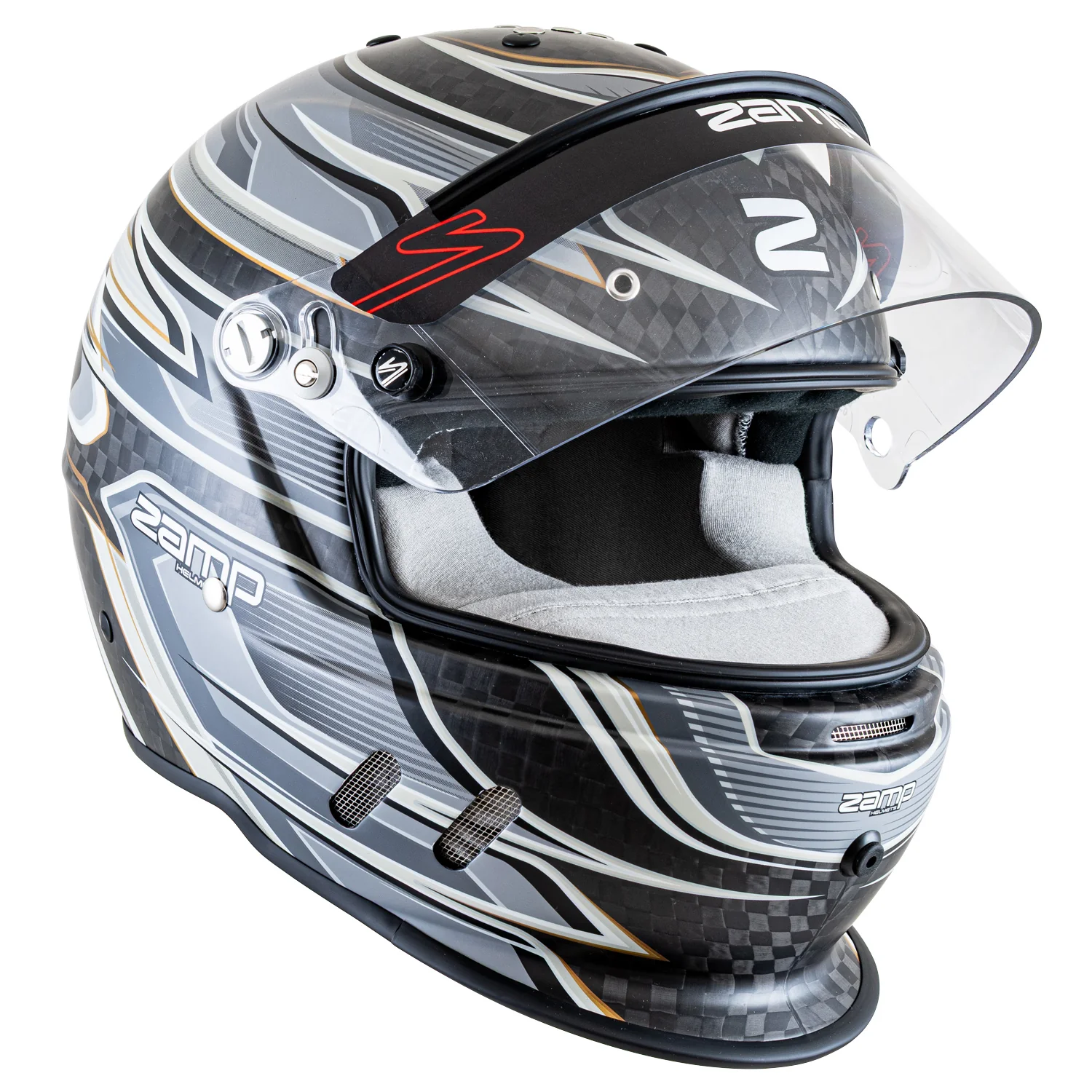 Zamp RZ-67D Helmet (SA2025) - Carbon Gray - Image 2