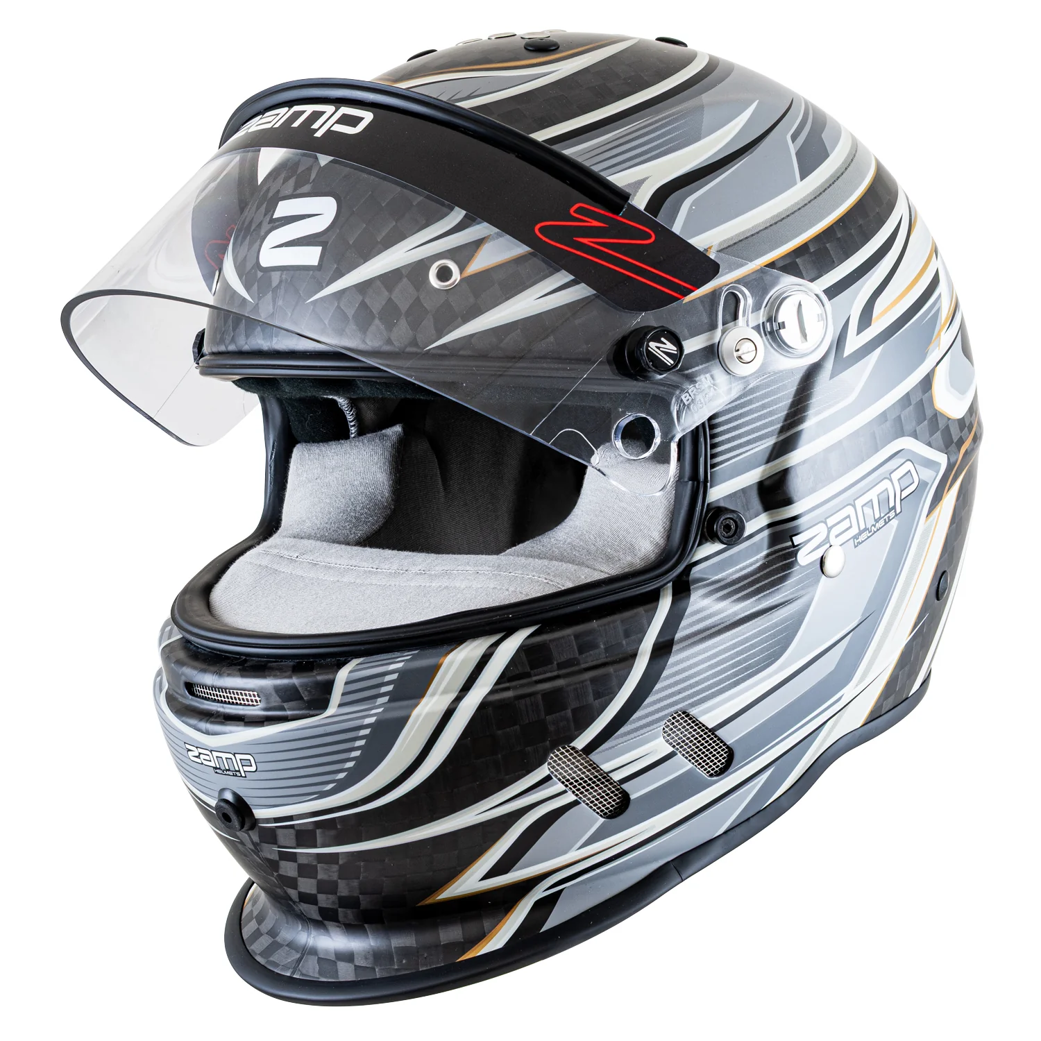 Zamp RZ-67D Helmet (SA2025) - Carbon Gray - Image 3