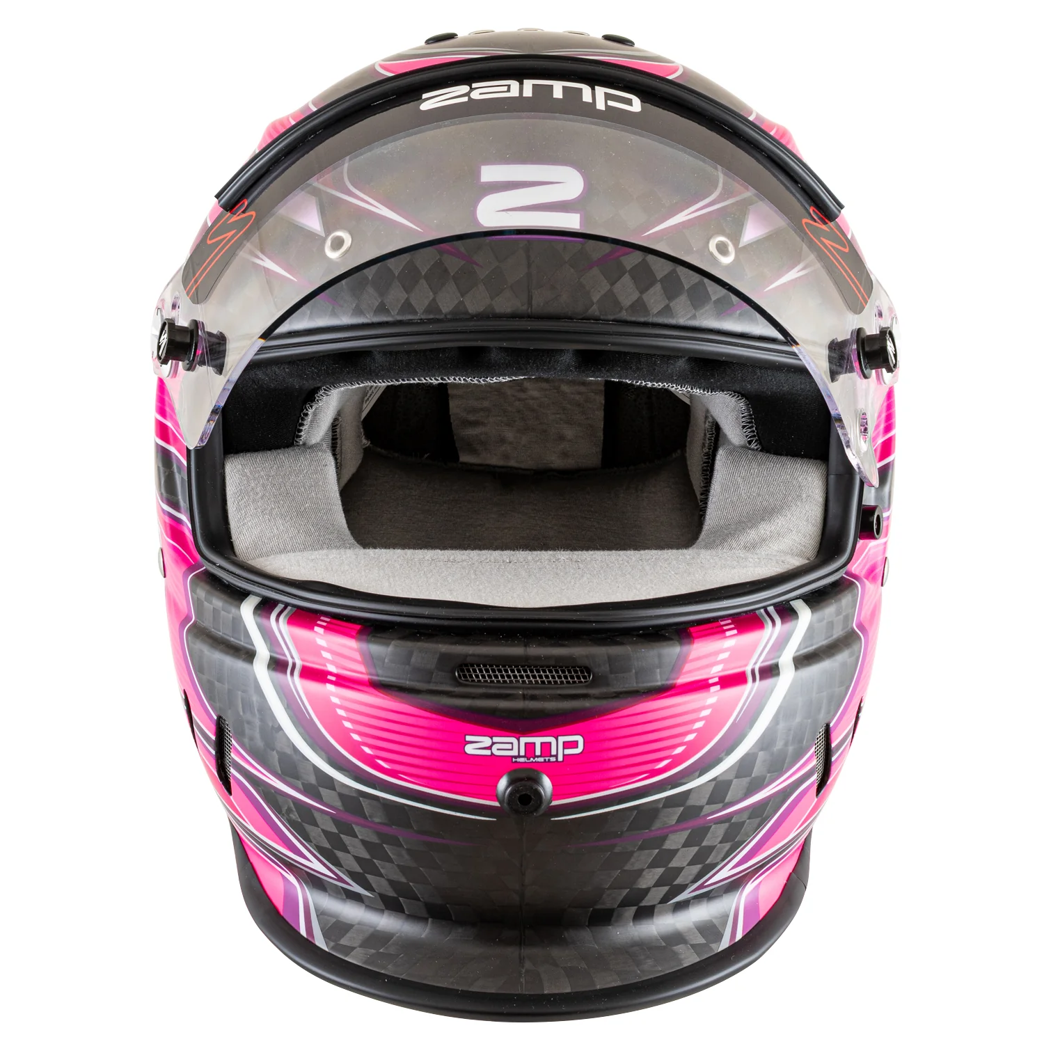 Zamp RZ-67D Helmet (SA2025) - Carbon Pink - Image 2